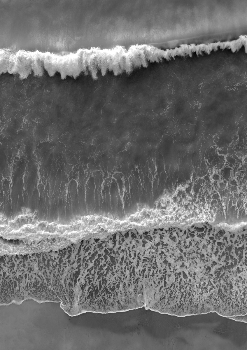Quadro Black and White Beach