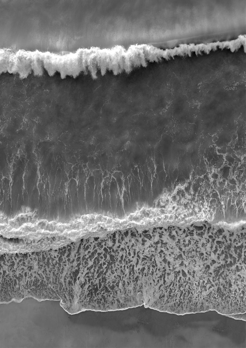 Quadro Black and White Beach