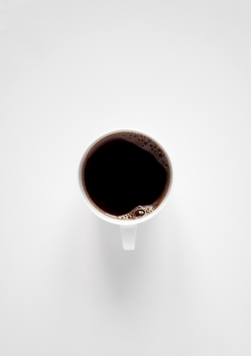 Quadro Black Coffee Loves White Minimalism