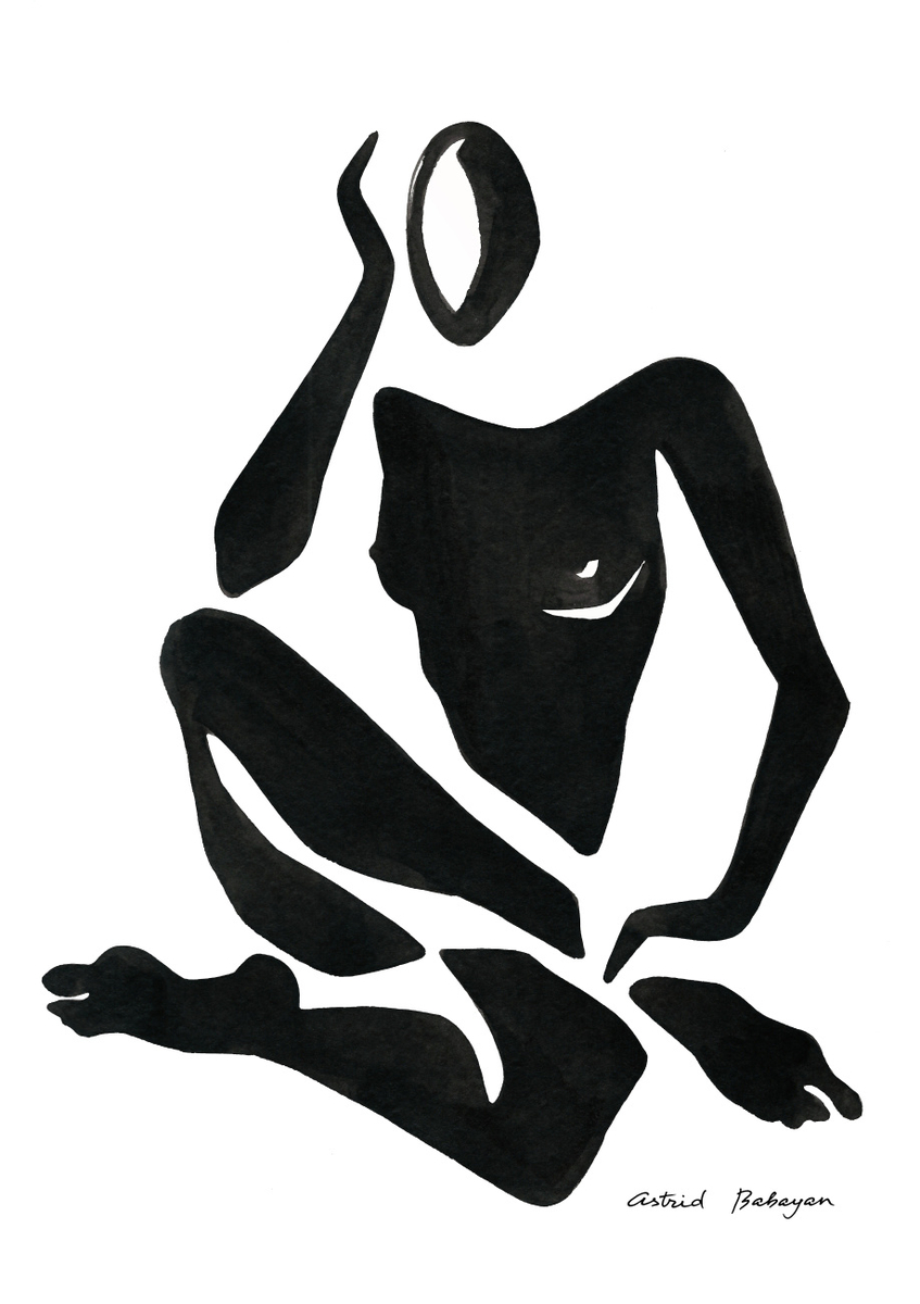 Quadro Black Figure 4