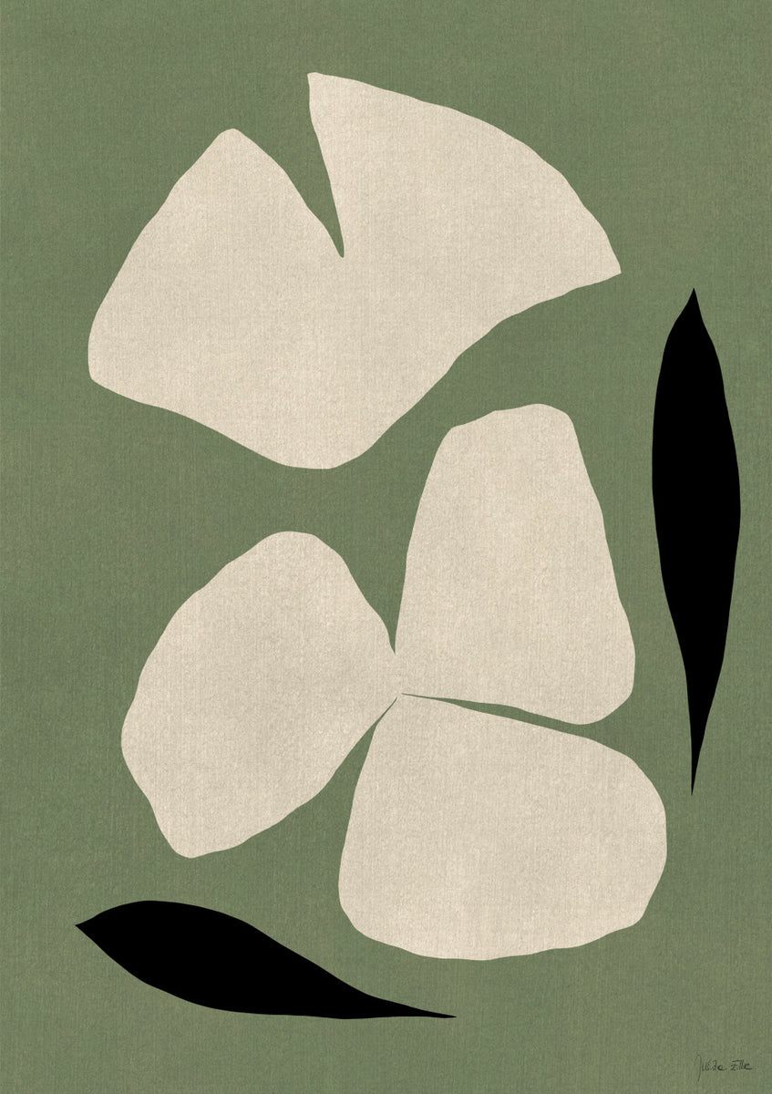 Quadro Black Leaves