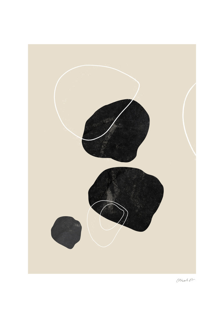 Quadro Black Rocks no. 3