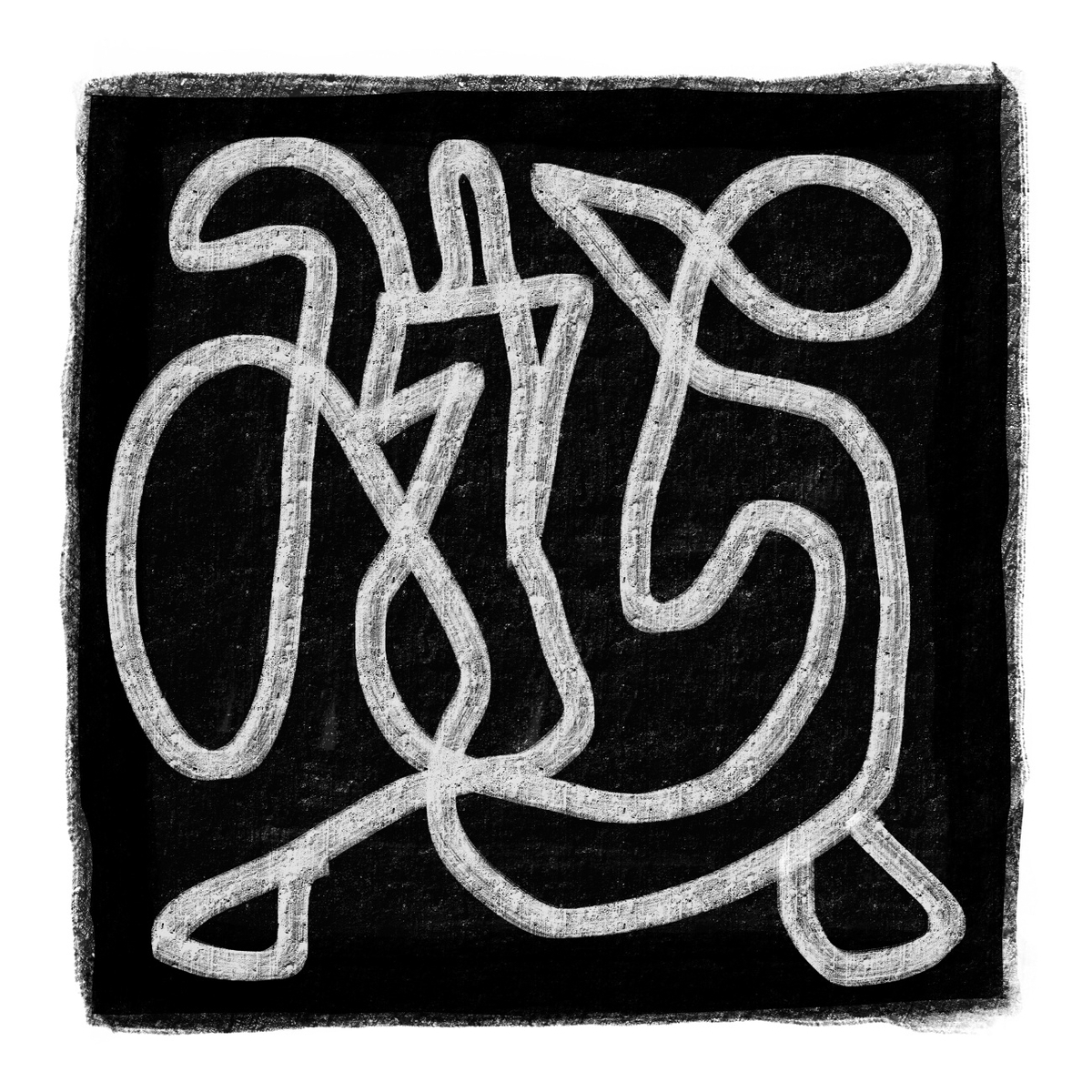 Quadro Black Scribble 3