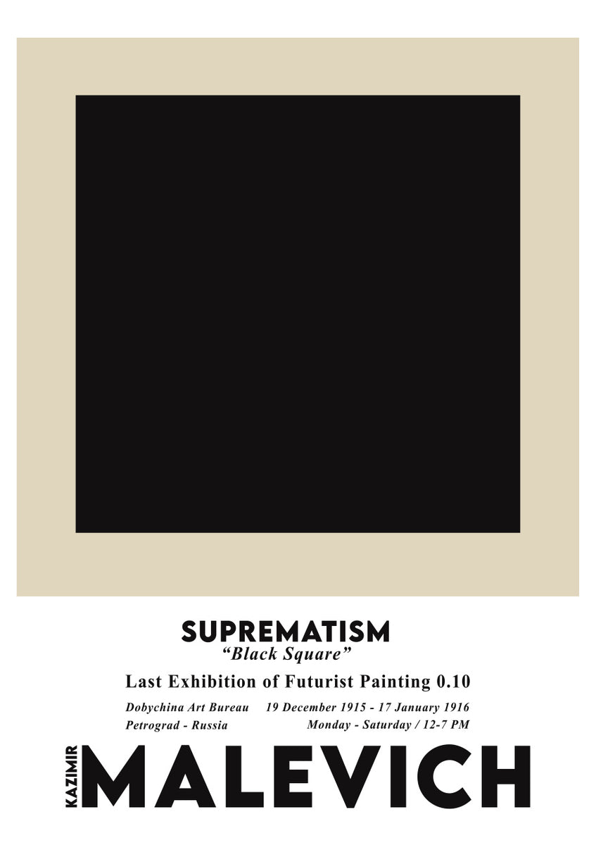 Quadro Black Square By Malevich