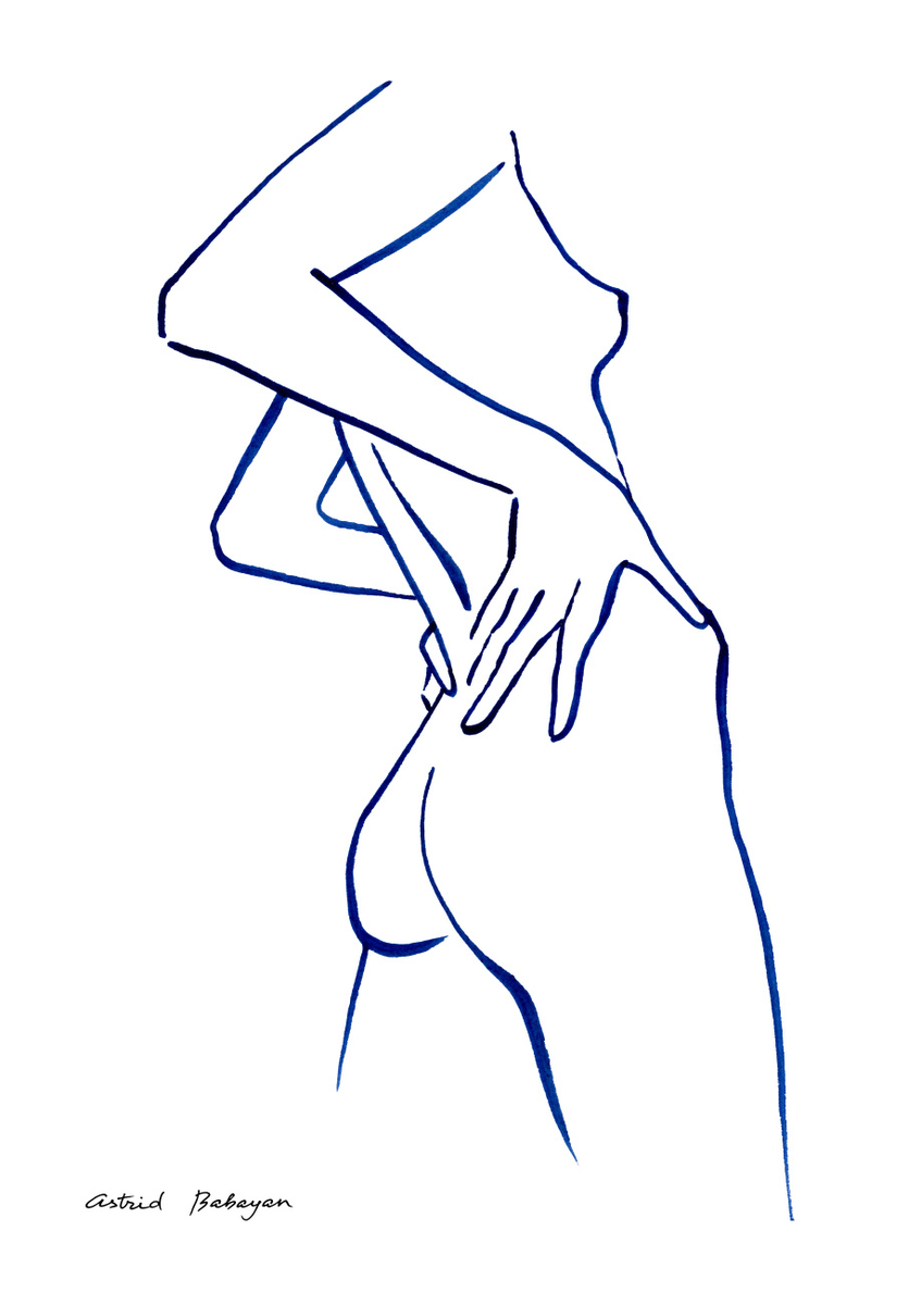 Quadro Blue Line 1