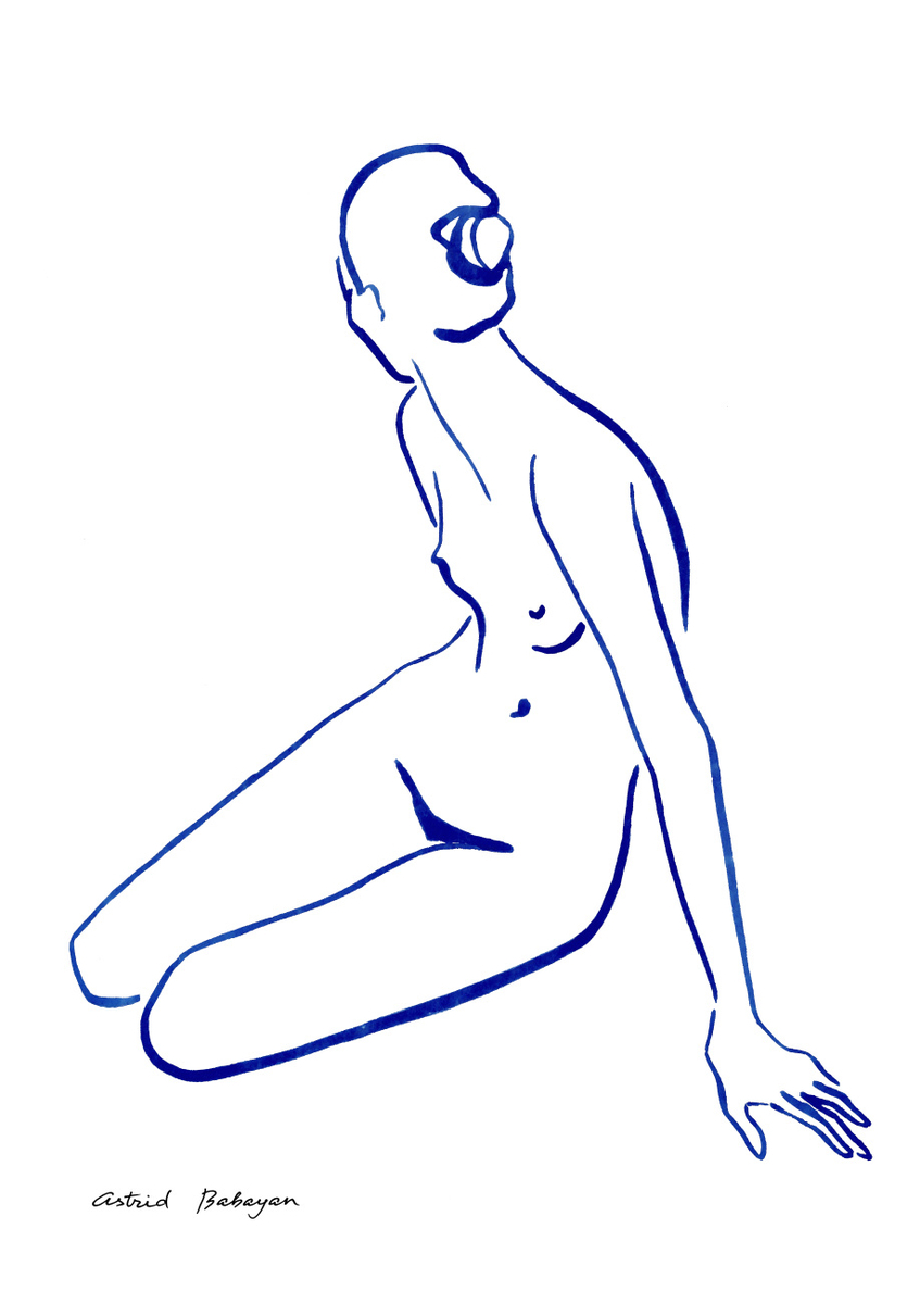 Quadro Blue Line 3
