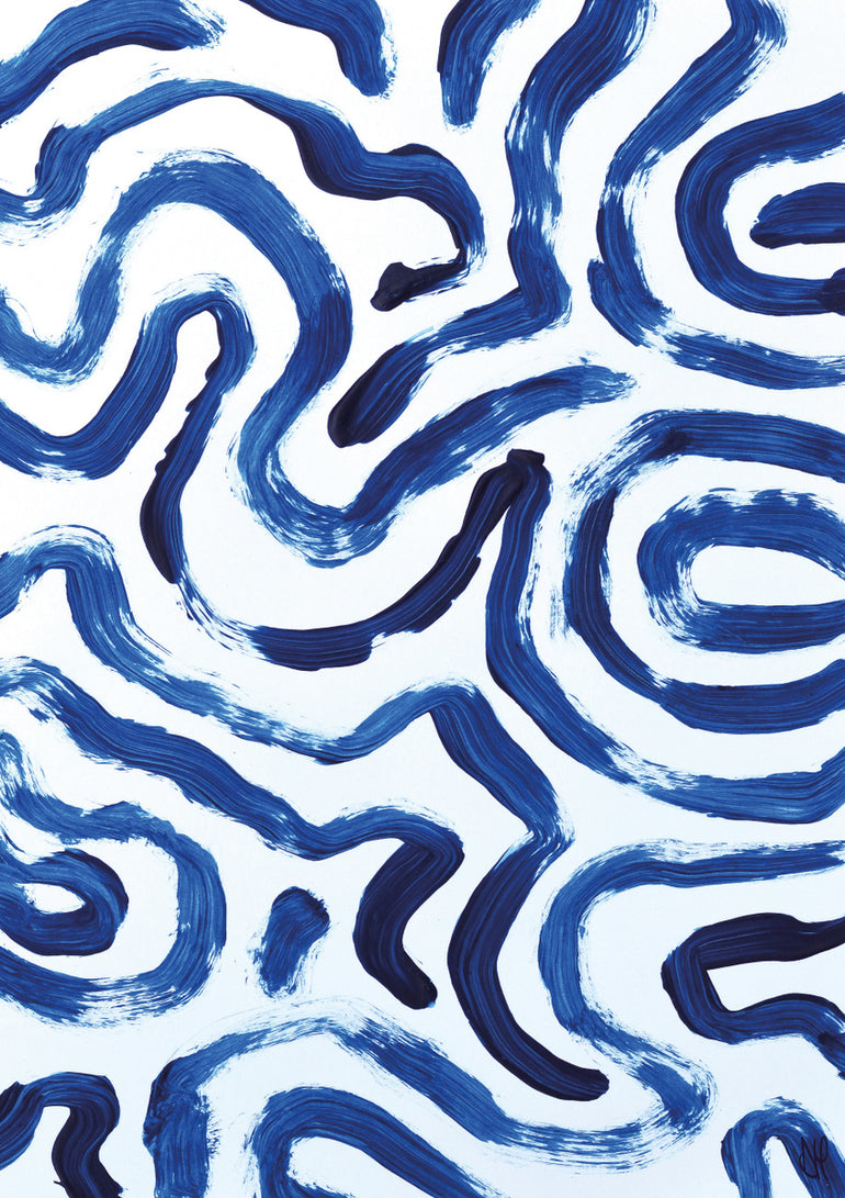 Quadro Blue Minimal