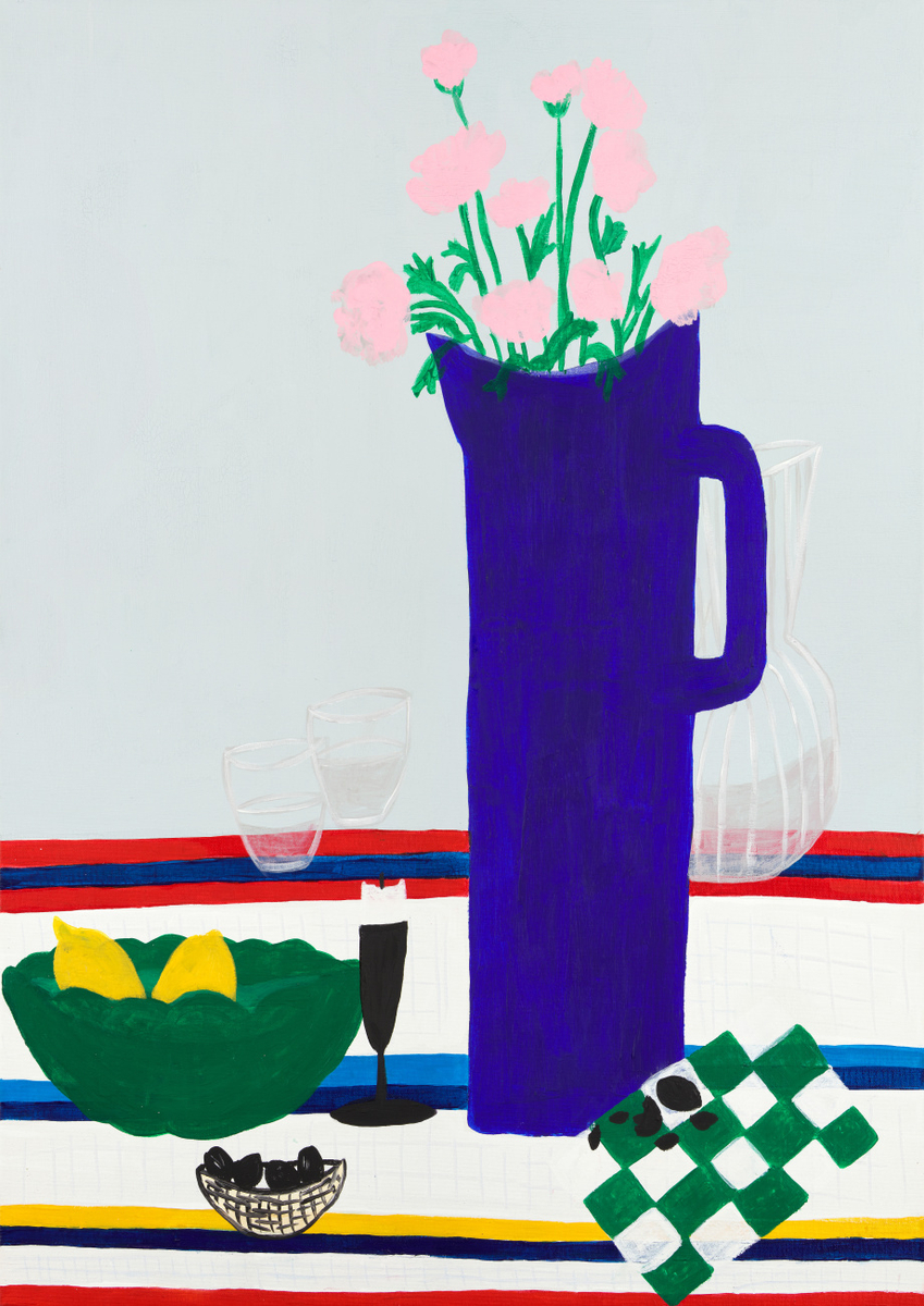 Quadro Blue Vase