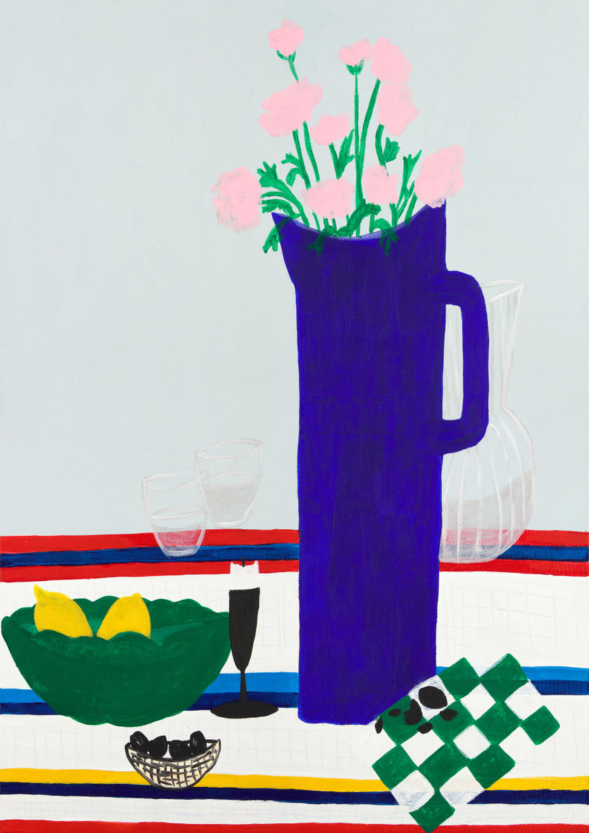 Quadro Blue Vase