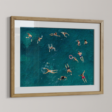 Quadro Blue Water Swim By Carlo Tonti