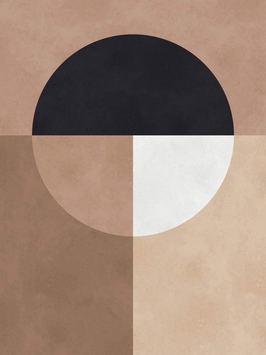 Quadro Brown Geometry 7