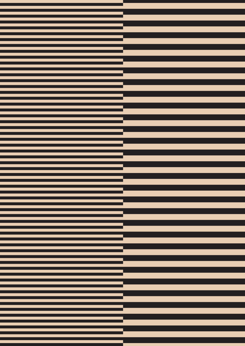 Quadro Brown Stripes