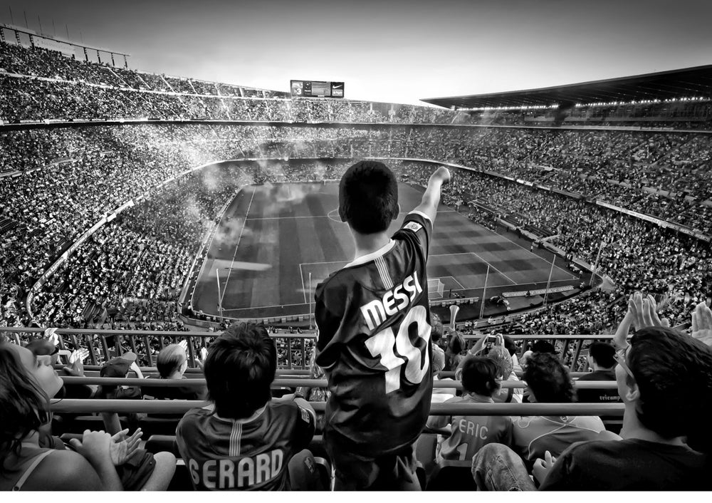 Quadro Cathedral of Football by Clemens Geiger