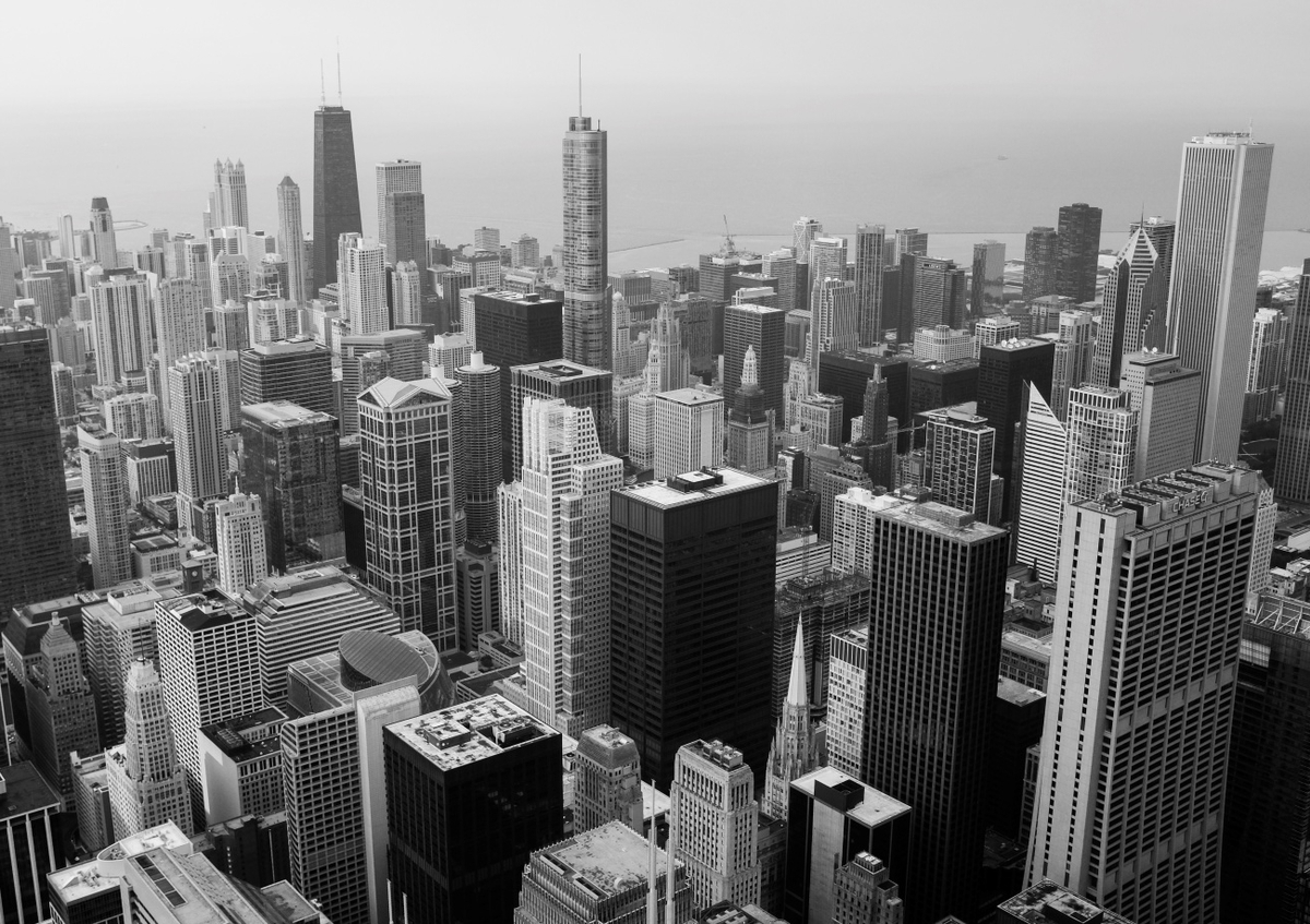 Quadro Chicago From Above