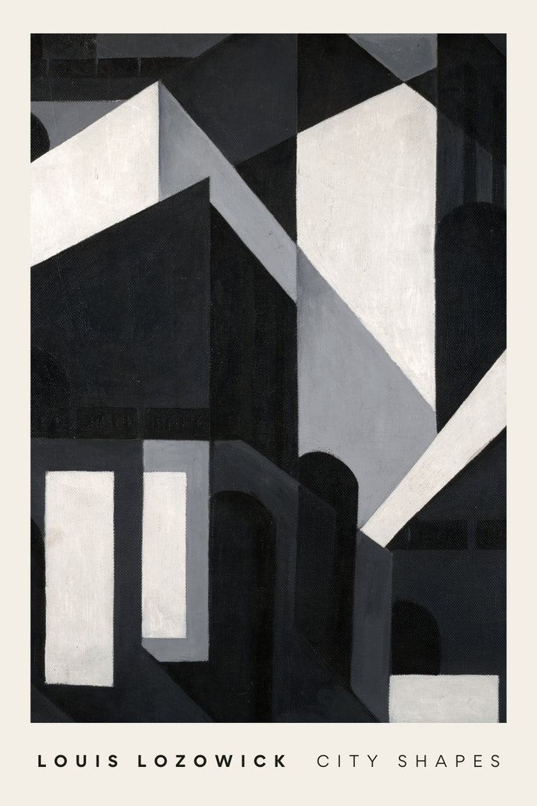 Quadro City Shapes By Louis Lozowick