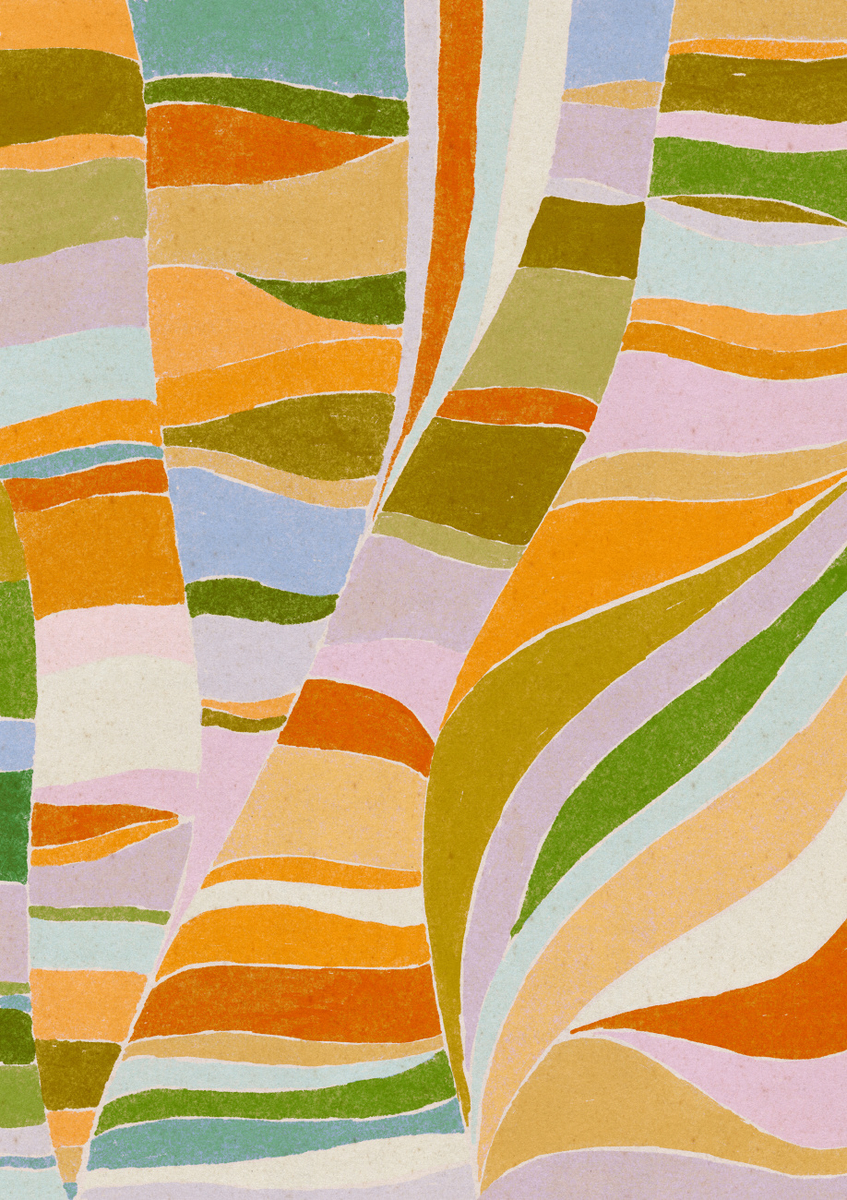 Quadro Colorful Flow