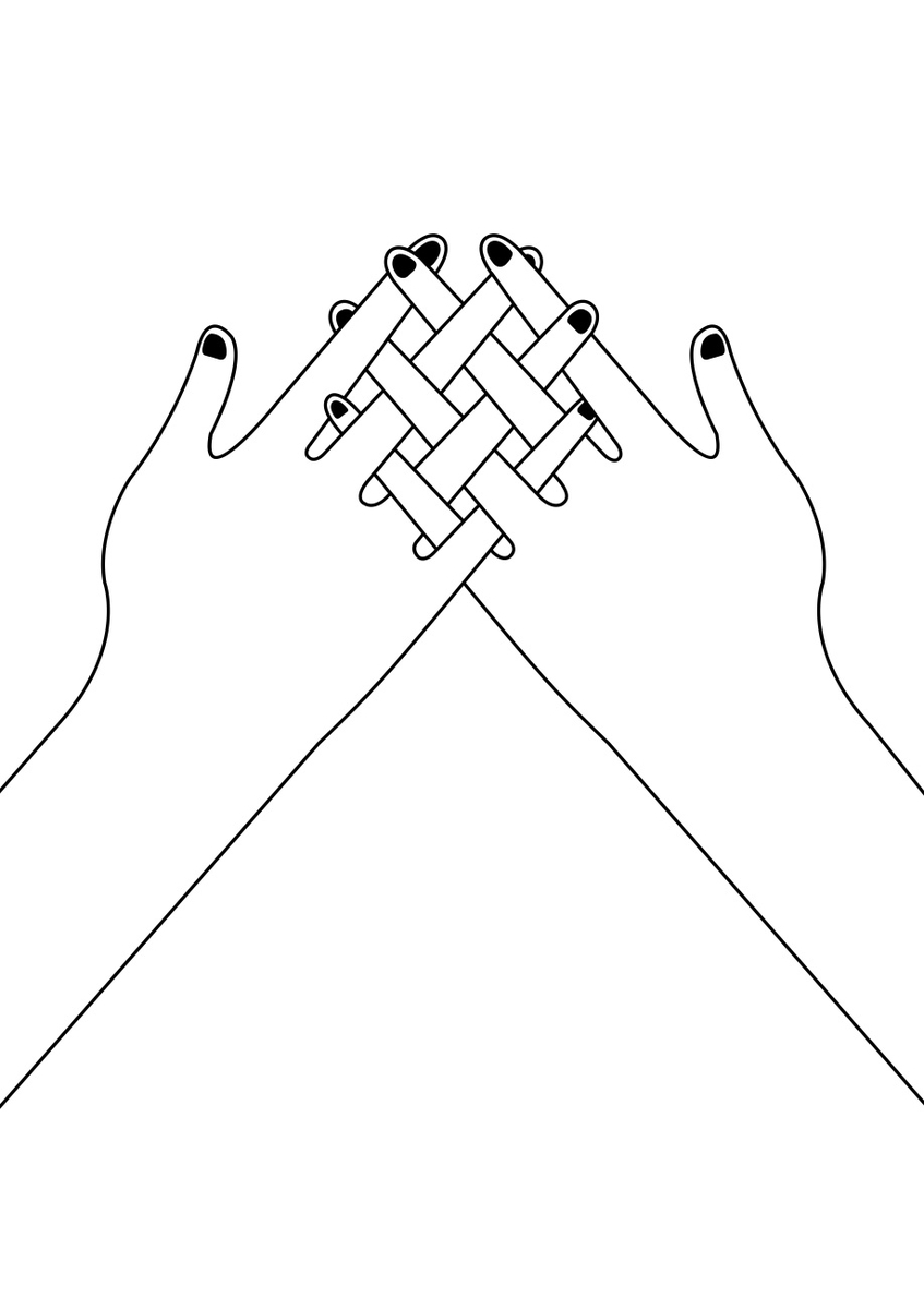 Quadro Crossed Hands