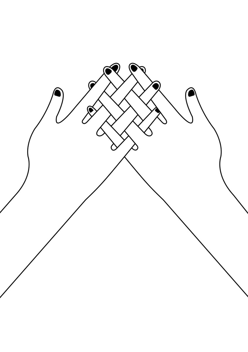 Quadro Crossed Hands