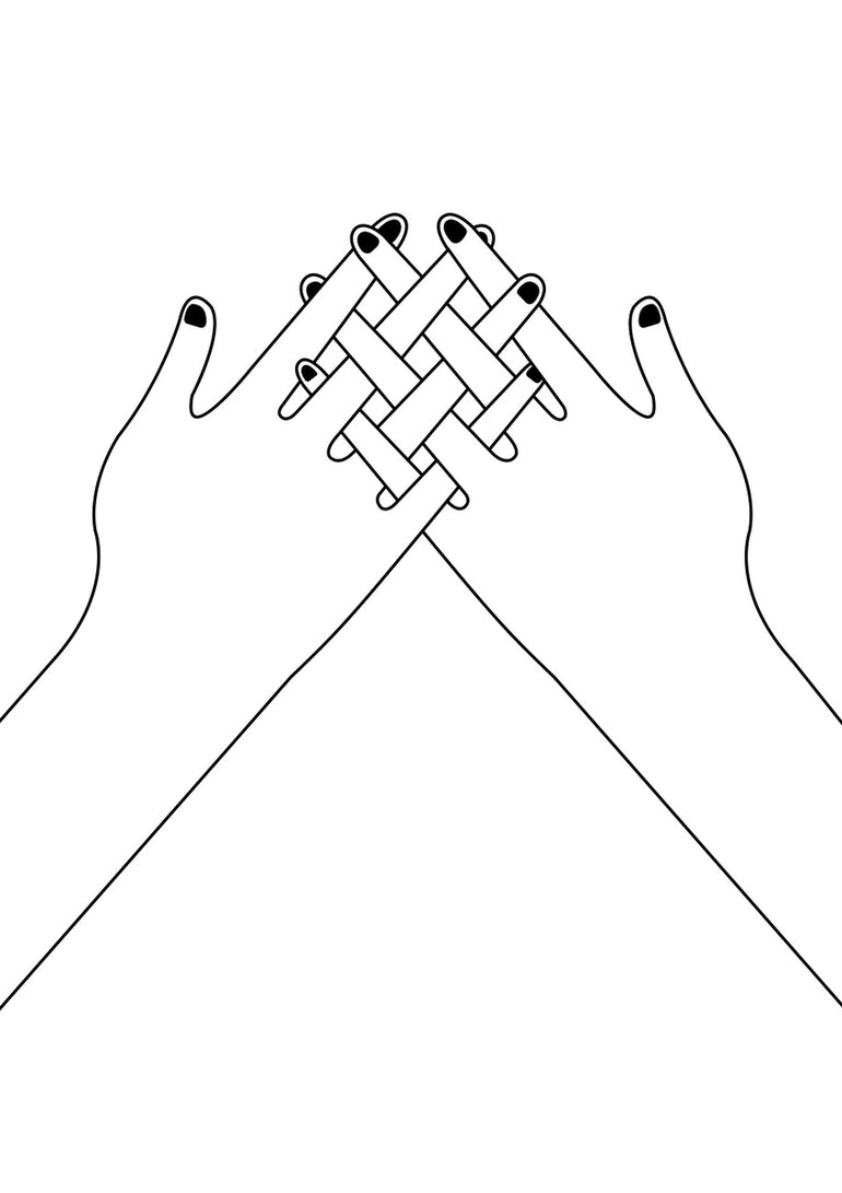 Quadro Crossed Hands