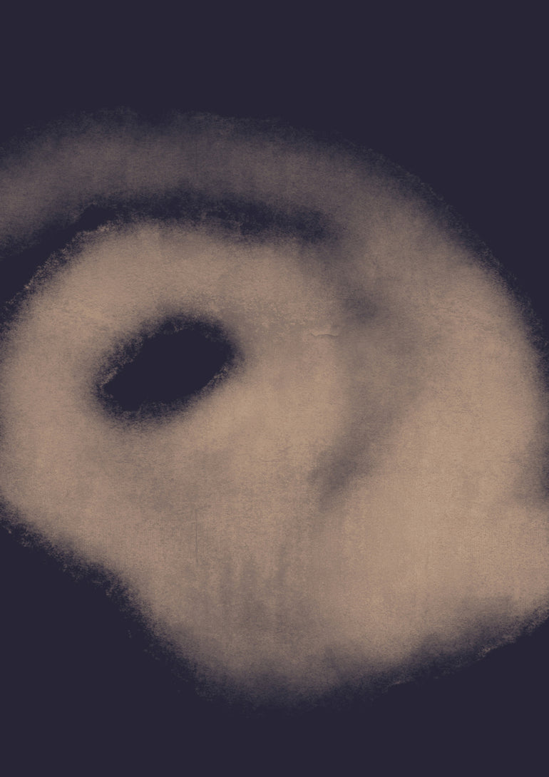 Quadro Dark Abstract Swirl