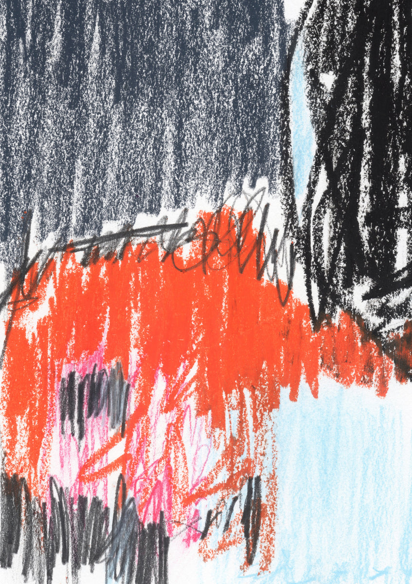 Quadro Expressionist Dynamic Brushstrokes