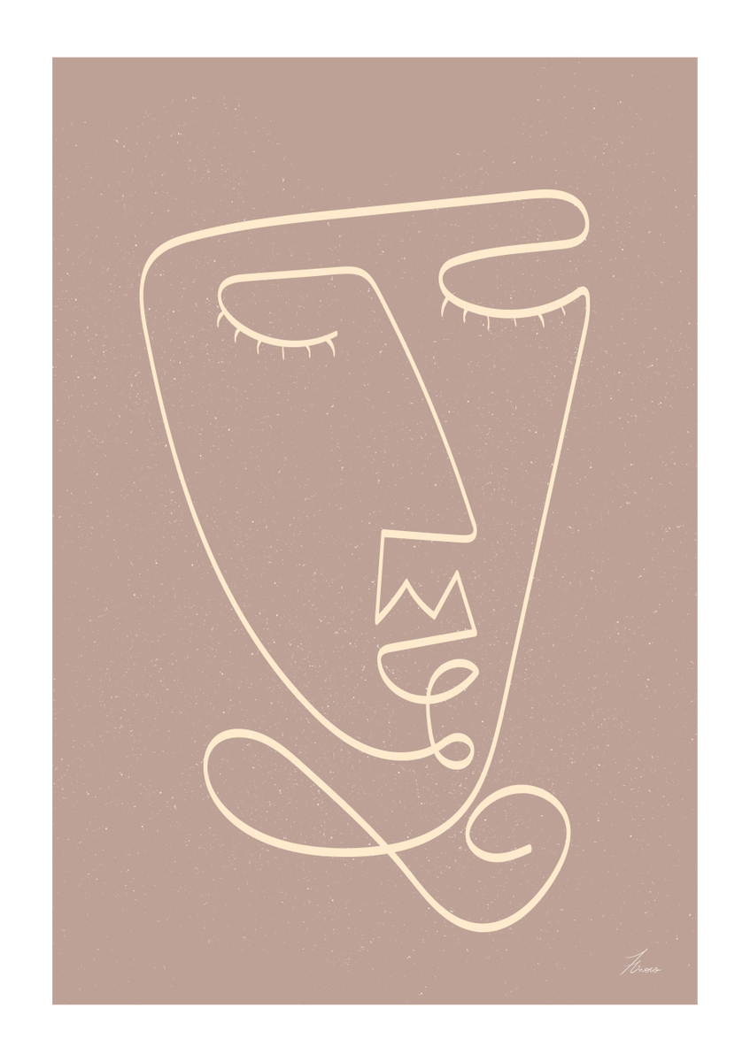 Quadro Faces Female Mask