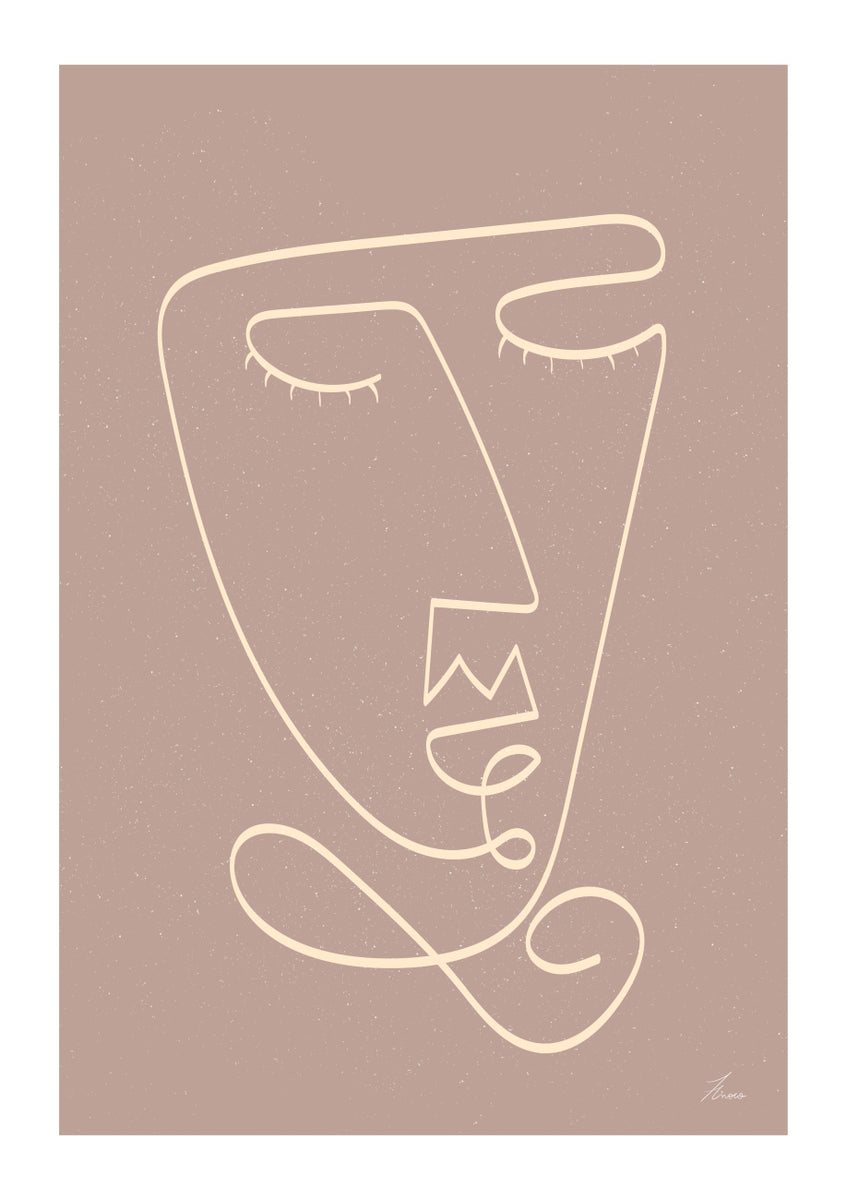 Quadro Faces Female Mask