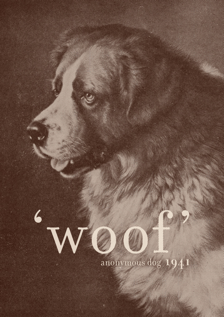 Quadro Famous Quote Dog