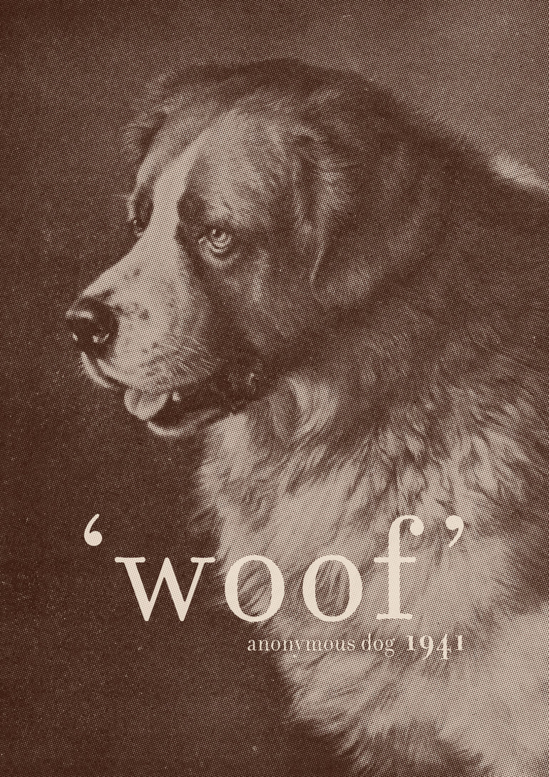 Quadro Famous Quote Dog