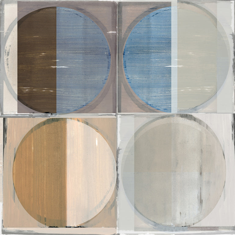 Quadro Four Circles and Squares 2