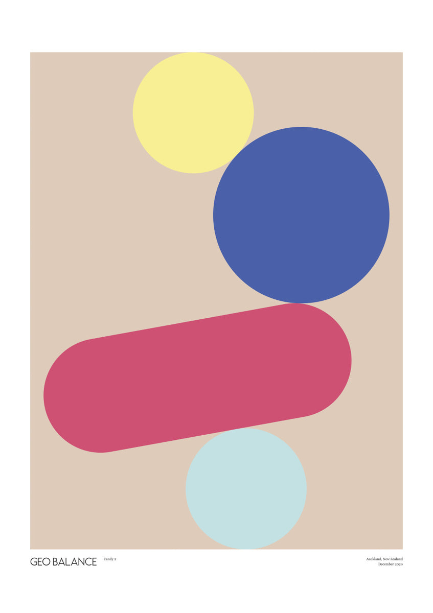 Quadro Geo Balance Candy 2