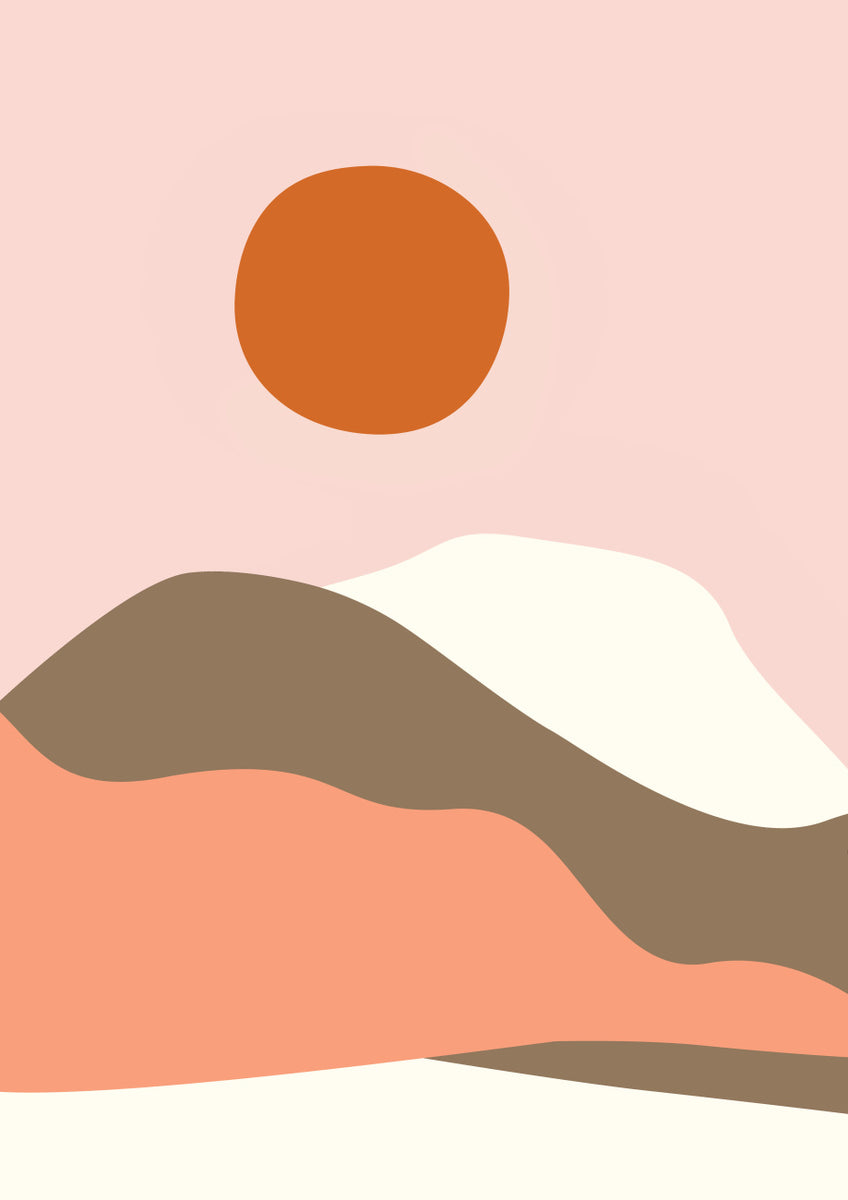 Quadro Graphic Desert