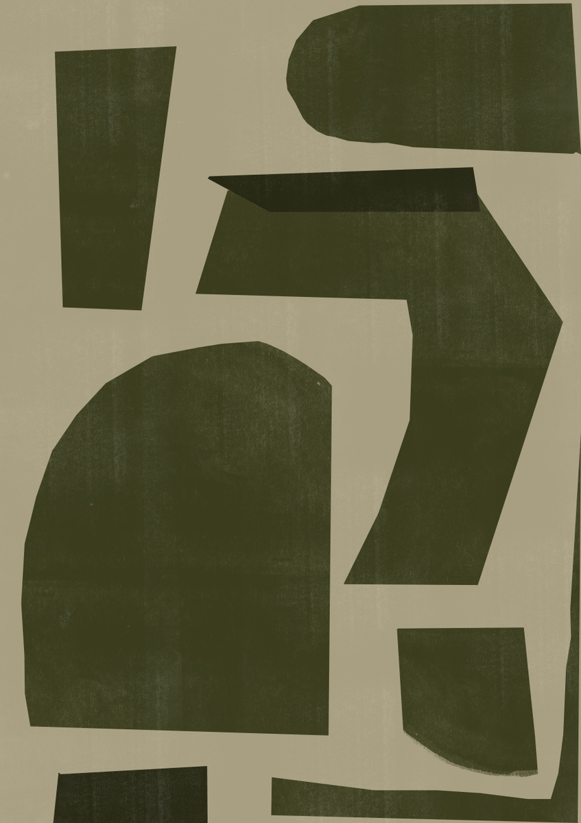 Quadro Green Composition 1