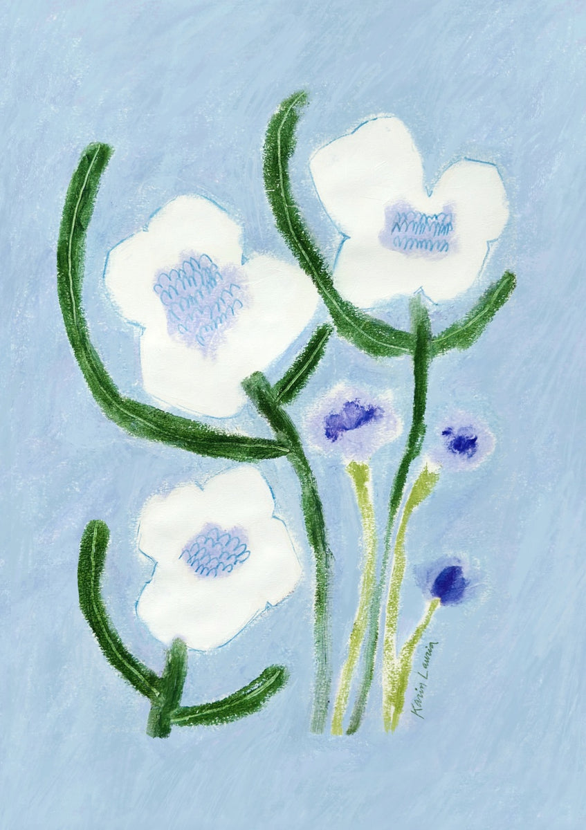 Quadro Hello White Flowers