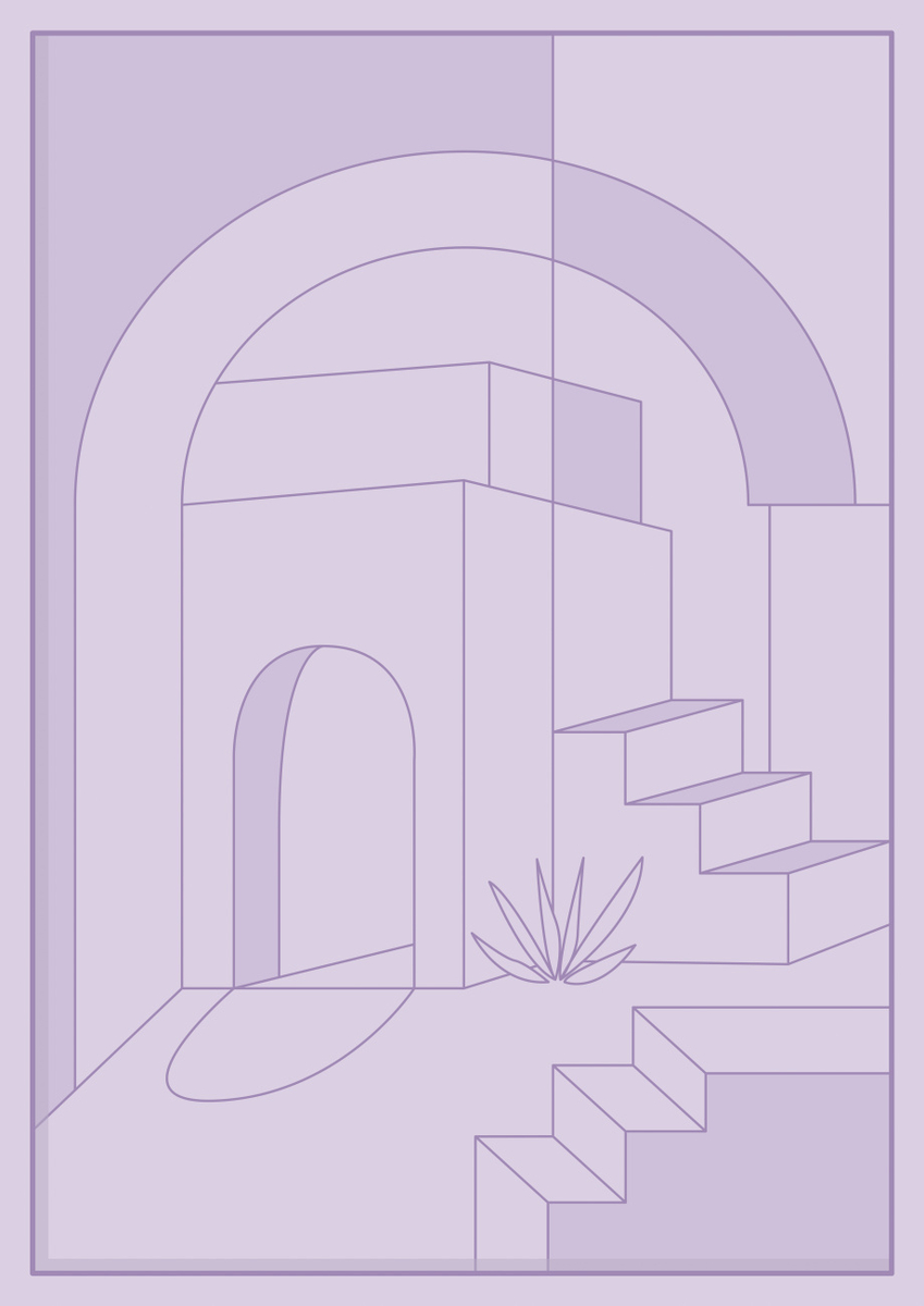 Quadro Horizons Collection Lilac