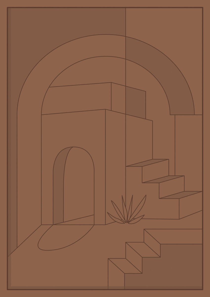 Quadro Horizons Collection Orange
