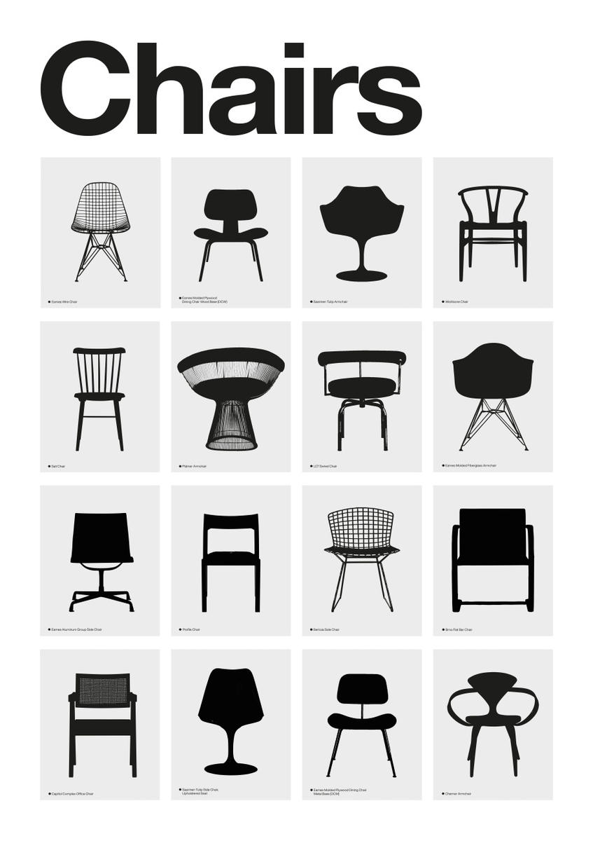 Quadro Iconic Chair Collection
