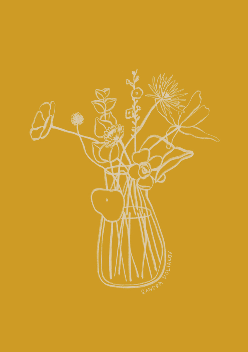 Quadro In Bloom Yellow