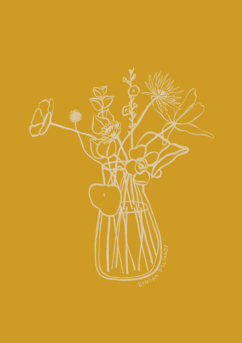Quadro In Bloom Yellow