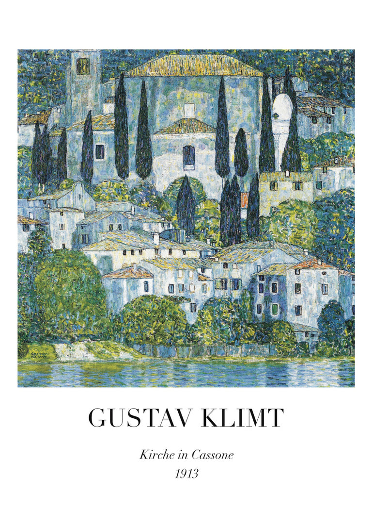 Quadro Kirche in Cassone By Gustav Klimt