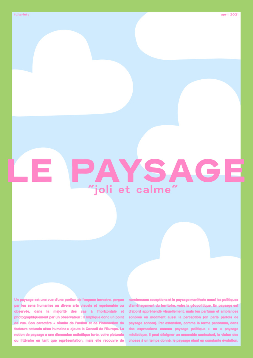 Quadro Le Paysage