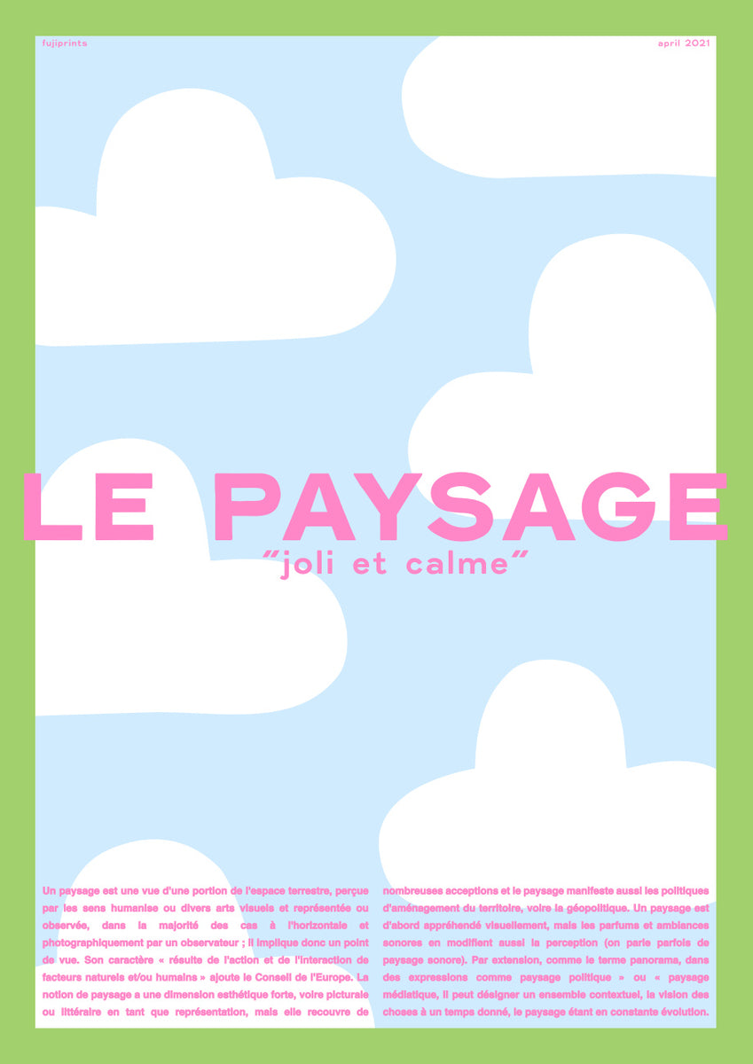 Quadro Le Paysage