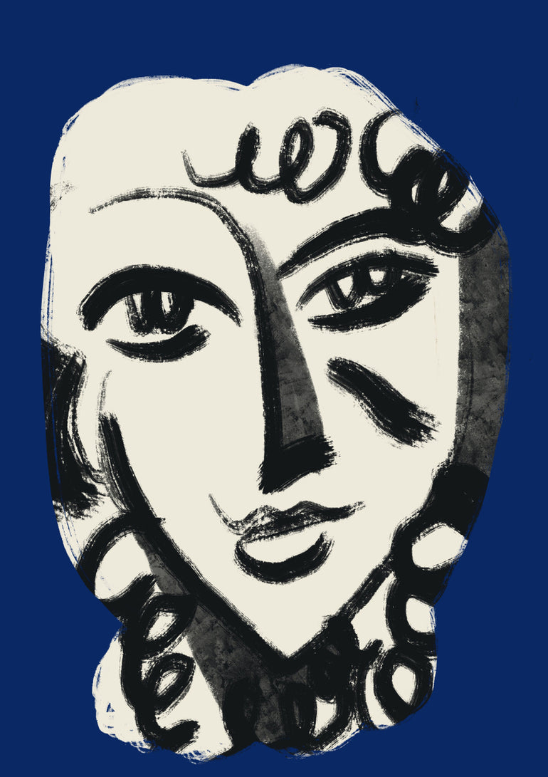 Quadro Lovely Girl In Blue