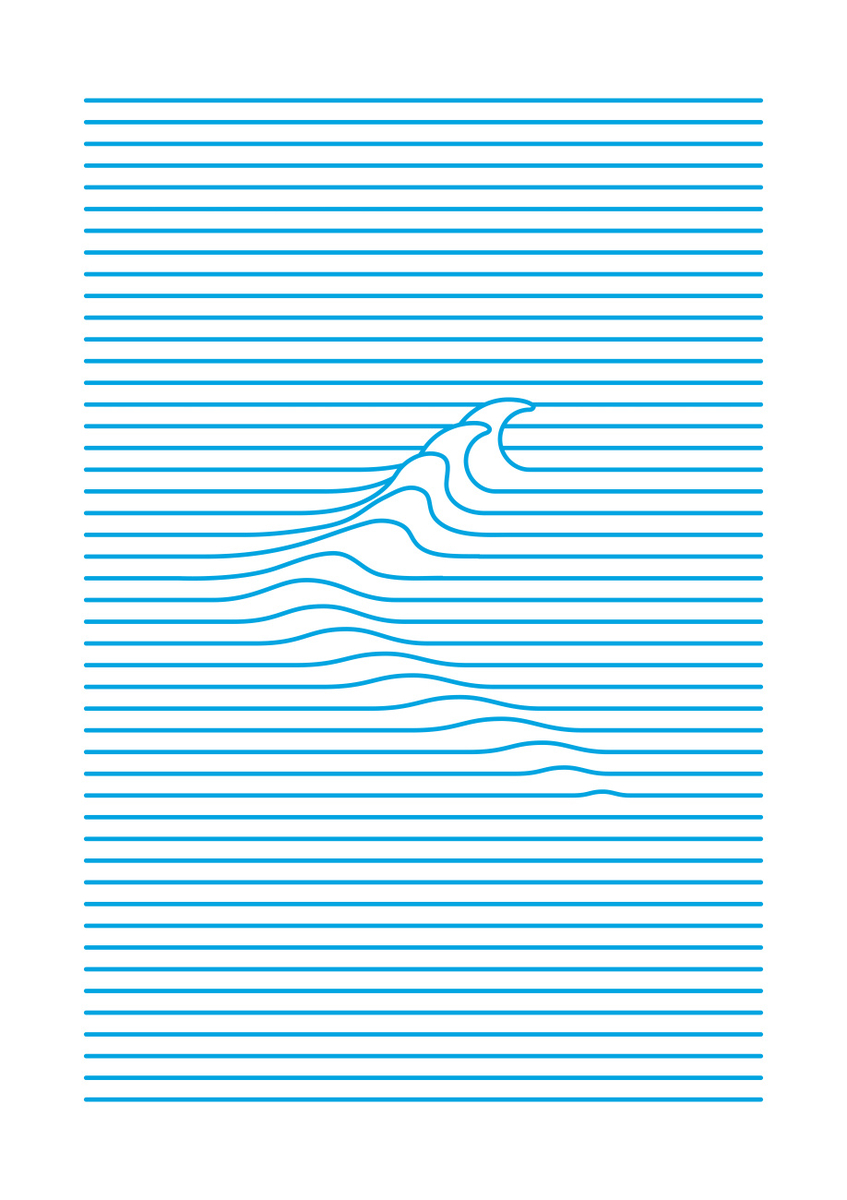 Quadro Maré Ondas