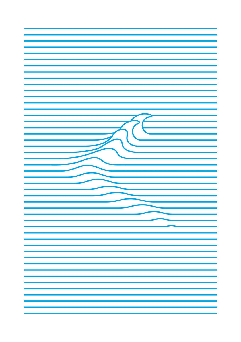 Quadro Maré Ondas