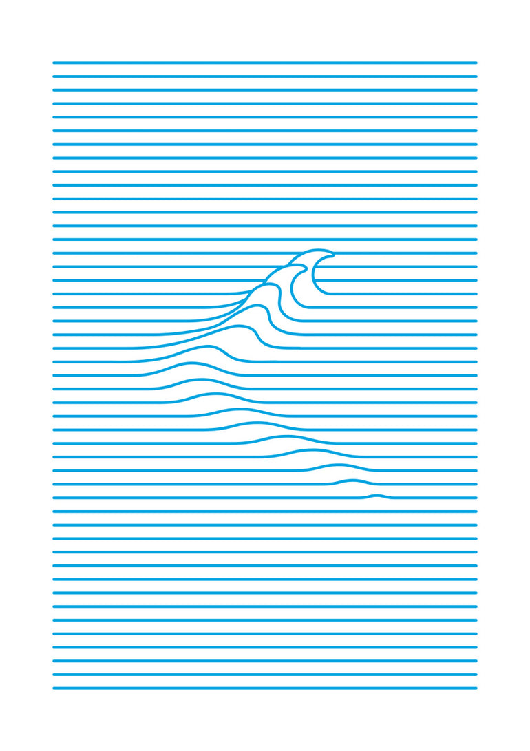 Quadro Maré Ondas