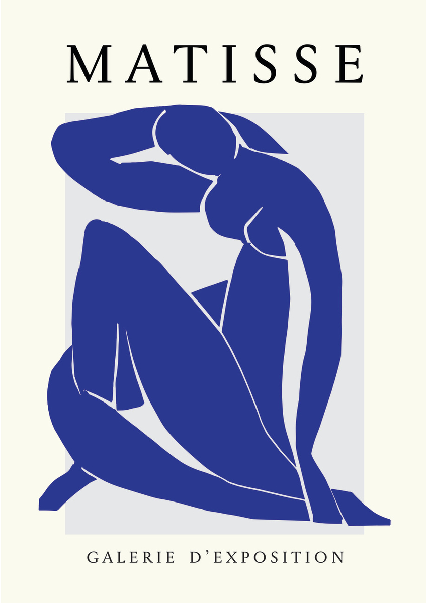 Quadro Matisse Nu Bleu