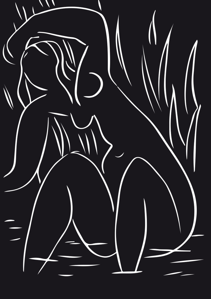 Quadro Matisse Nude Black