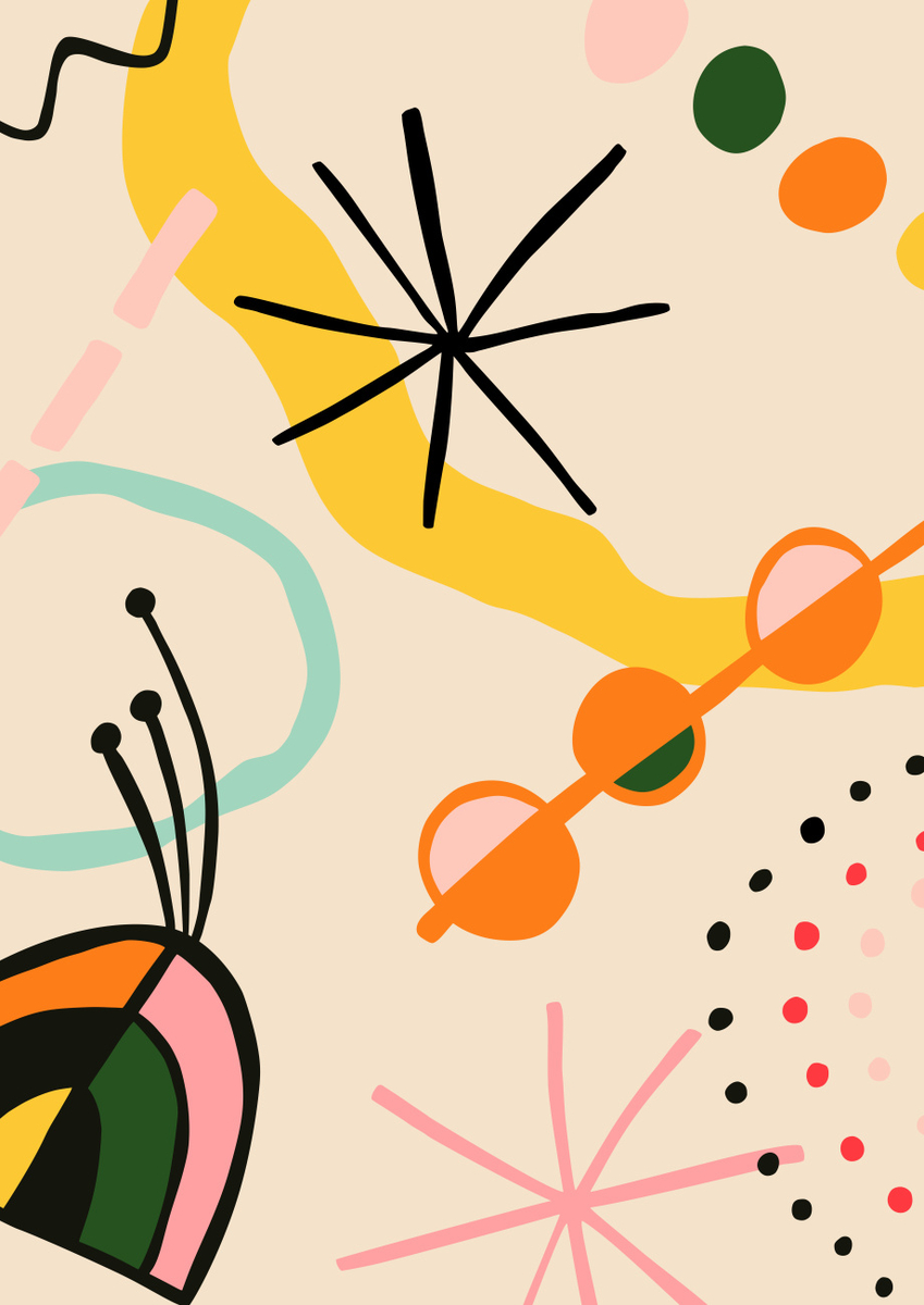 Quadro Miro pattern