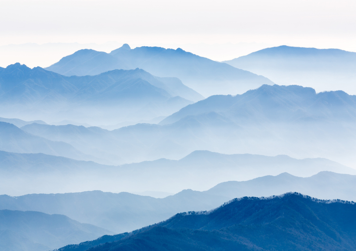 Quadro Misty Mountains by Gwangseop Eom